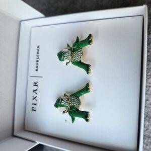 Pixar BaubleBar Green Dinosaur Earrings